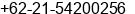 Fax number of Ms. Olivia at Tangerang
