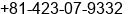 Fax number of Mr. Franky at Koganei-shi