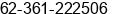 Fax number of Mr. Sammy Zaidi at Denpasar