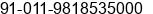 Mobile number of Mrs. Rajni Arora at New Delhi