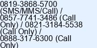 Mobile number of Mr. Herry Sutanto at Surabaya