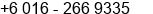 Mobile number of Mr. Zain See at Subang Jaya