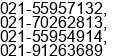 Phone number of Mr. Rasiman at Jakarta Barat
