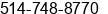 Phone number of Mr. MIVHELLE at MONTREAL